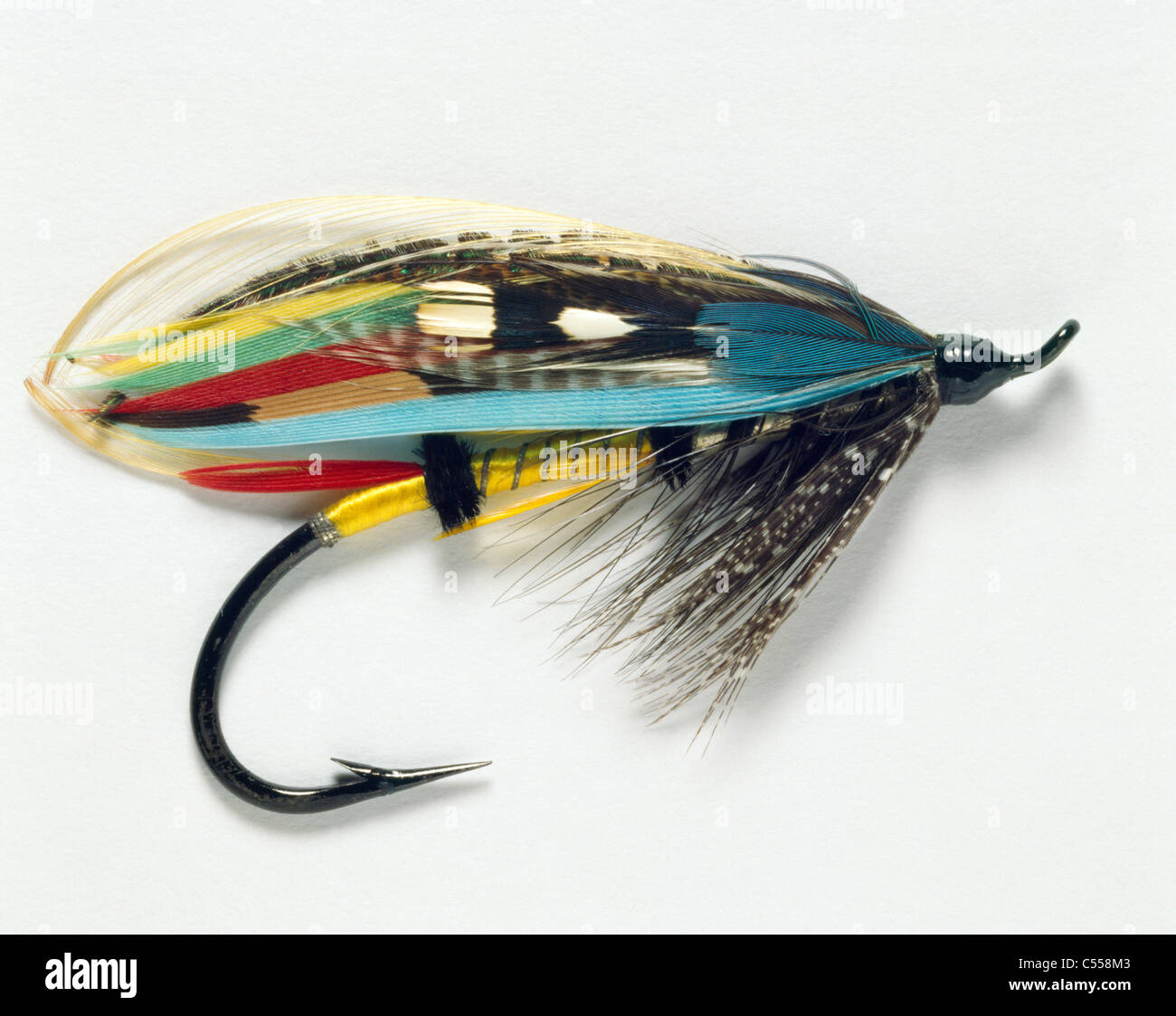 Smith Salmon Fly Stock Photo