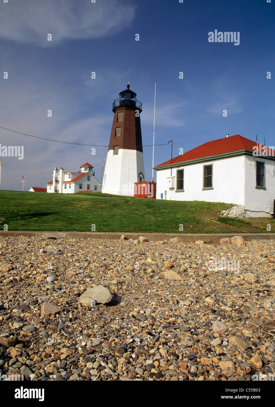 Point Judith Light Narragansett Rhode Island USA Stock Photo