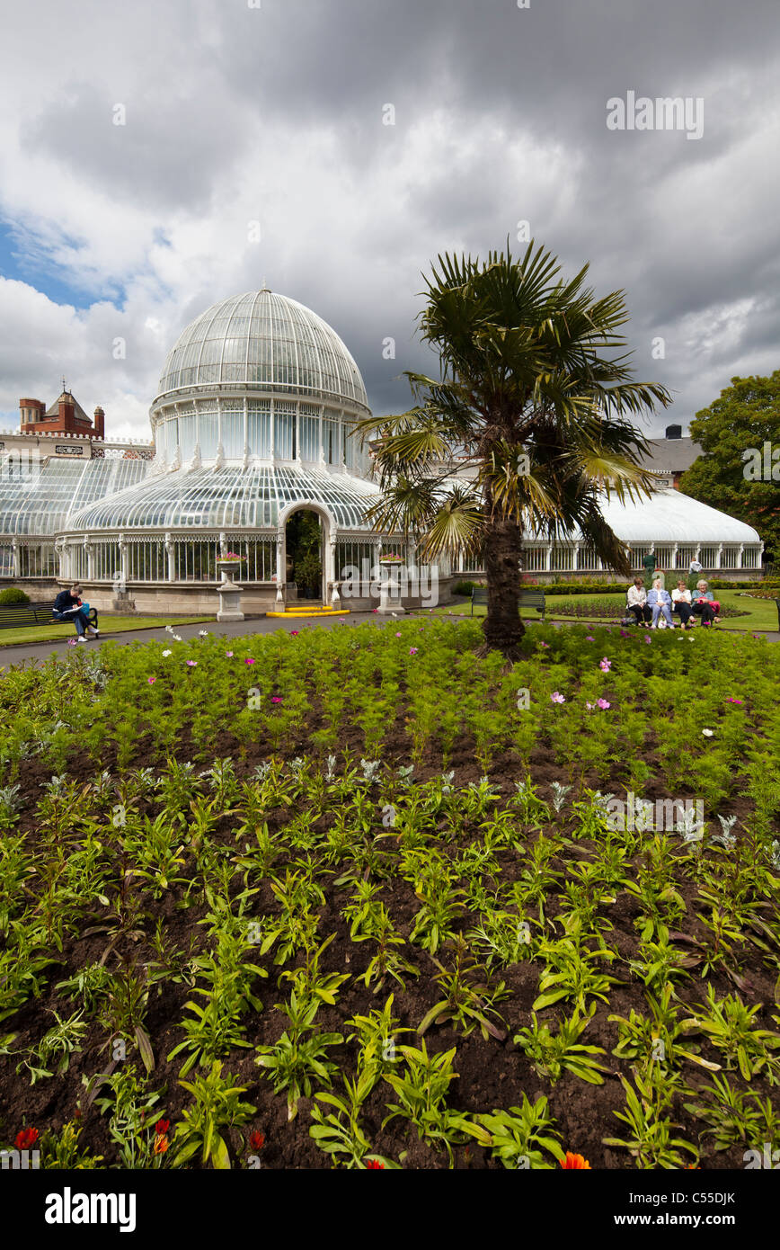 Palm House, Botanic Gardens, Belfast, Northern Ireland, UK Stock Photo
