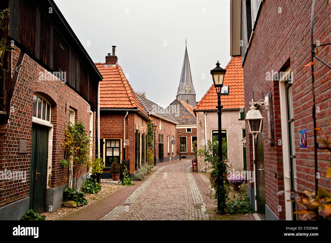 The Netherlands, Bredevoort, Centre of historical village. Stock Photo