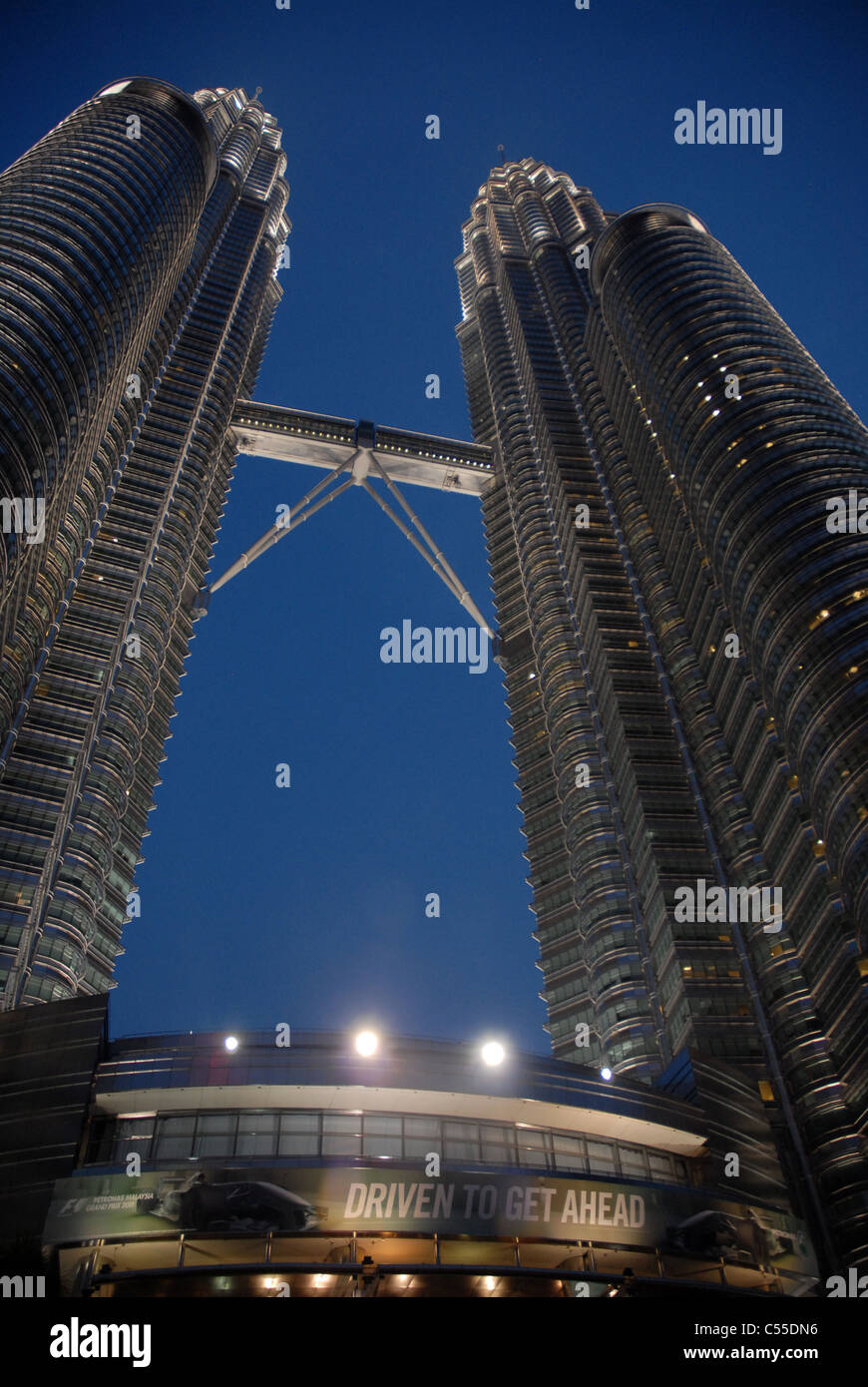 Petronas Towers,  Kuala Lumpur, Malayasia. Stock Photo