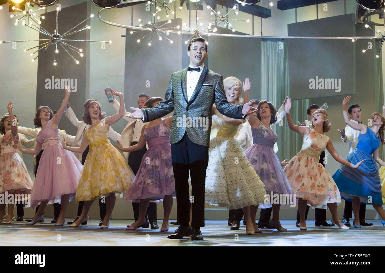 HAIRSPRAY 2007 New Line Cinema film with James Marsden and Brittany Snow at right of  centre Stock Photo
