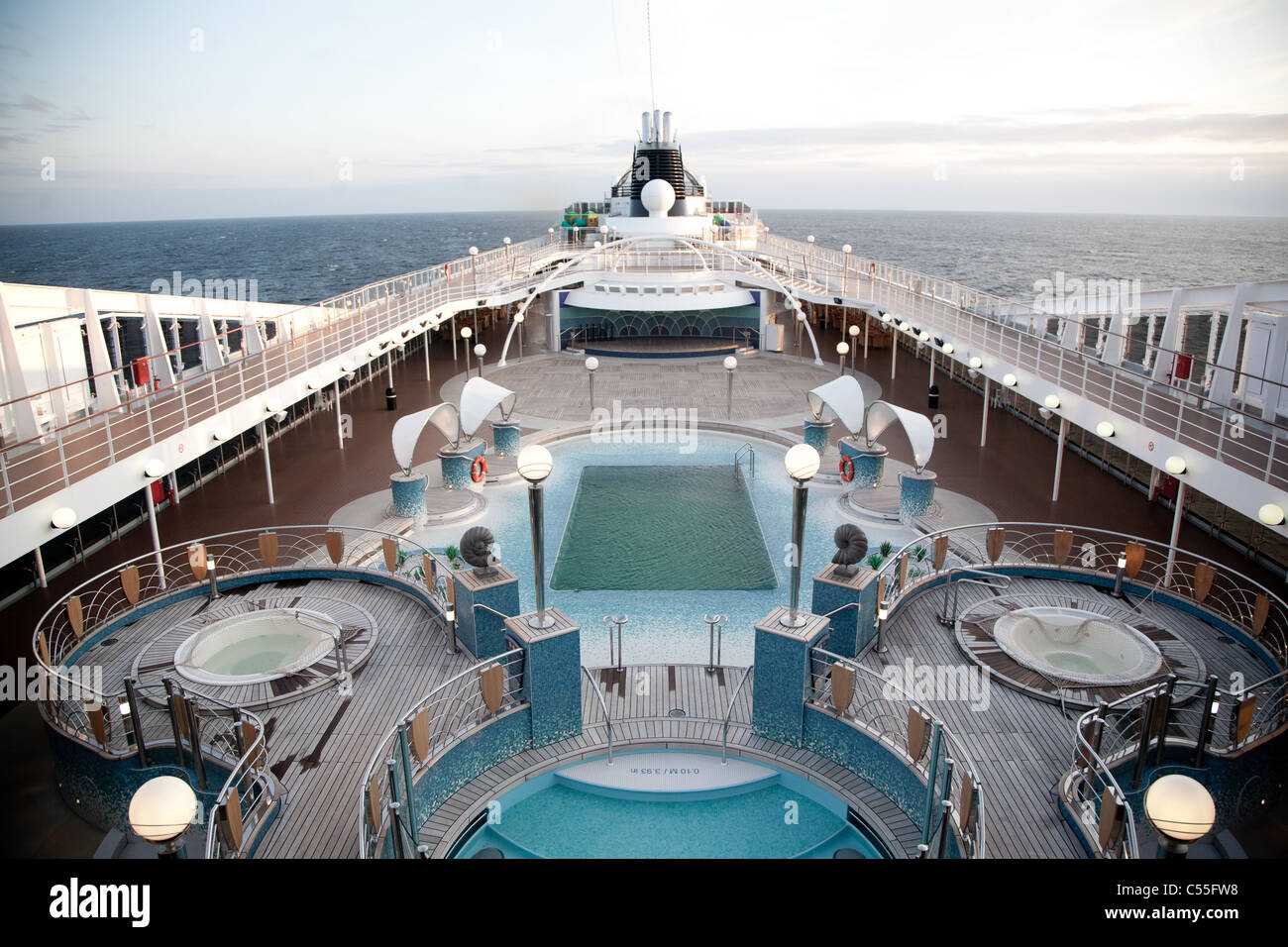 Deck of the cruise ship MSC Orchestra Stock Photo - Alamy