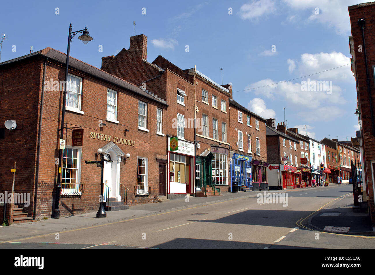 High Street, StourportonSevern, Worcestershire, England, UK Stock