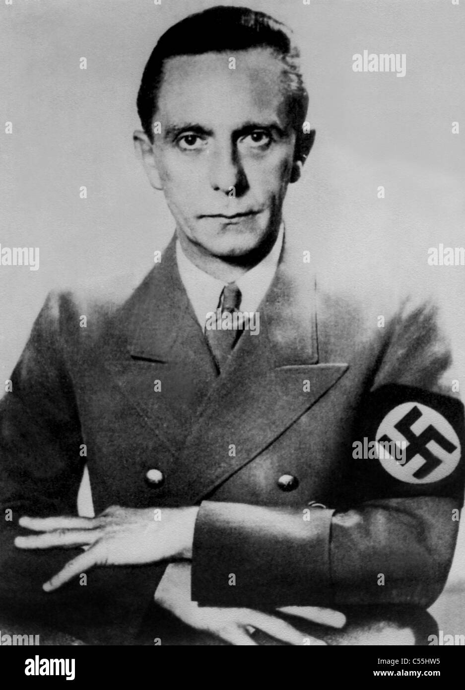 JOSEPH GOEBBELS REICH MINISTER OF PROPAGANDA 01 May 1938 Stock Photo