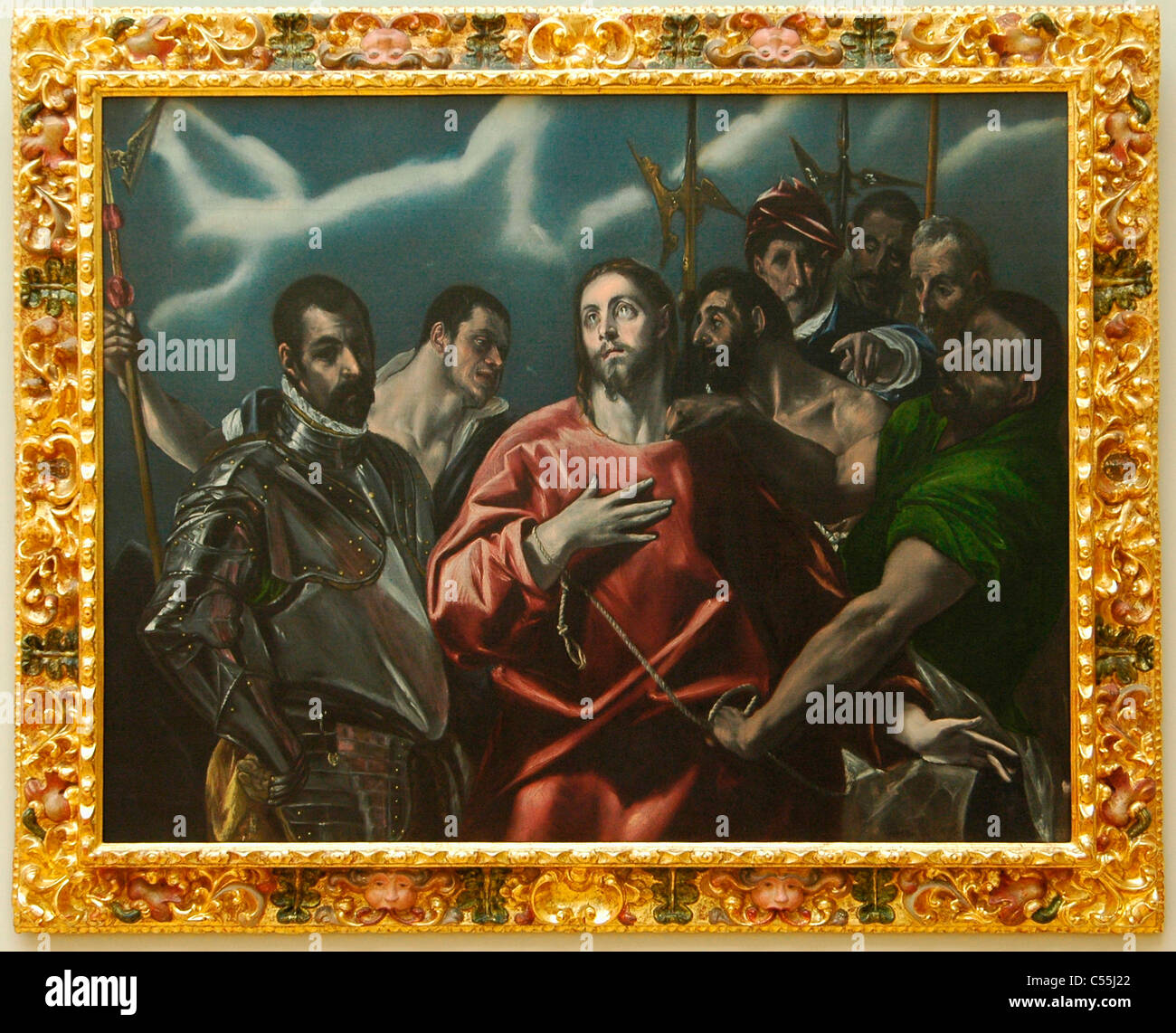 Oil painting by Spanish painter El Greco displayed at the Szepmuveszeti