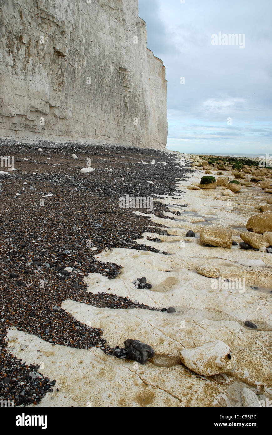 Beach, Birling Gap, Sussex, England Stock Photo - Alamy