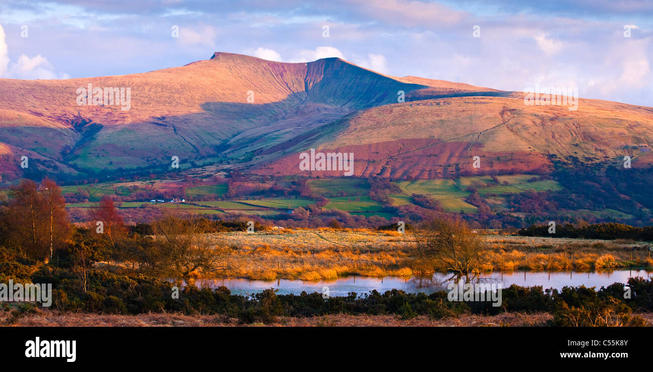 Clouds over mountain, Pen y Fan, Corn Du, Mynydd Illtyd Common, Brecon