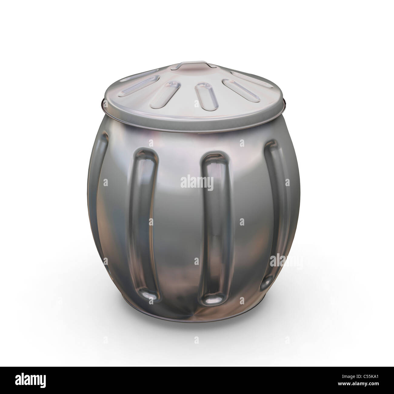 3d render full trash hi-res stock photography and images - Alamy