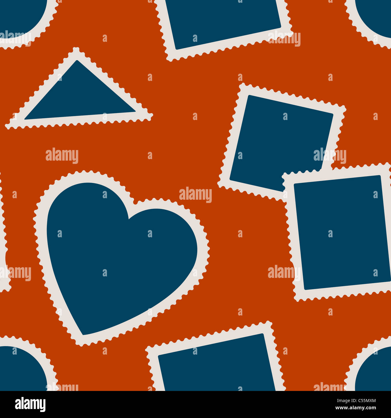 seamless texture with post stamps Stock Photo Alamy