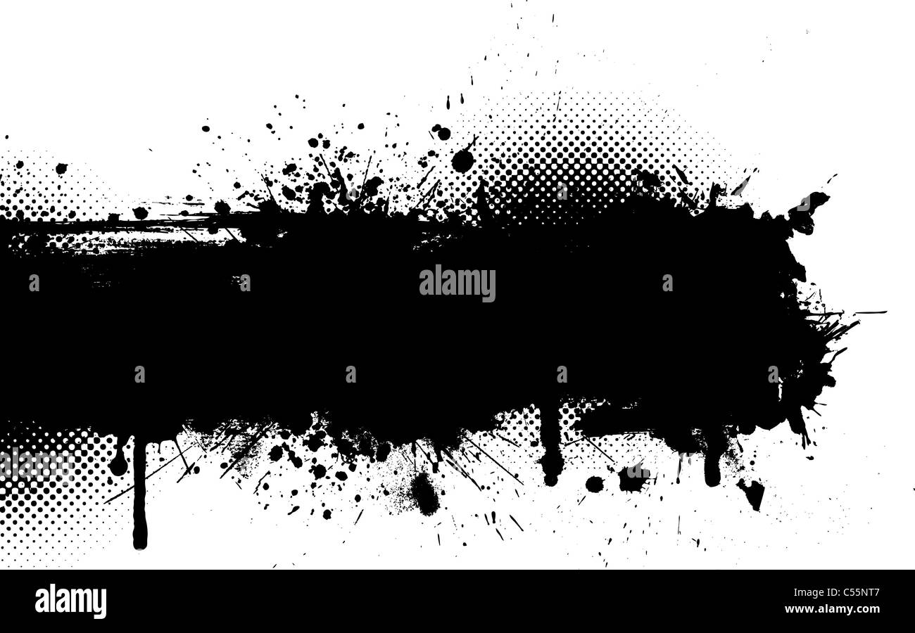 Ink splat grunge background Stock Photo Alamy