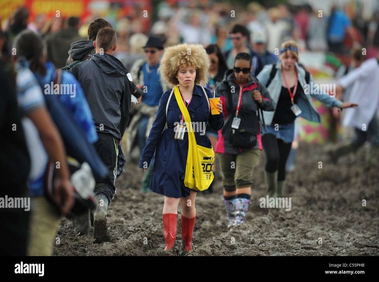 Girl boots mud hi-res stock photography and images - Alamy