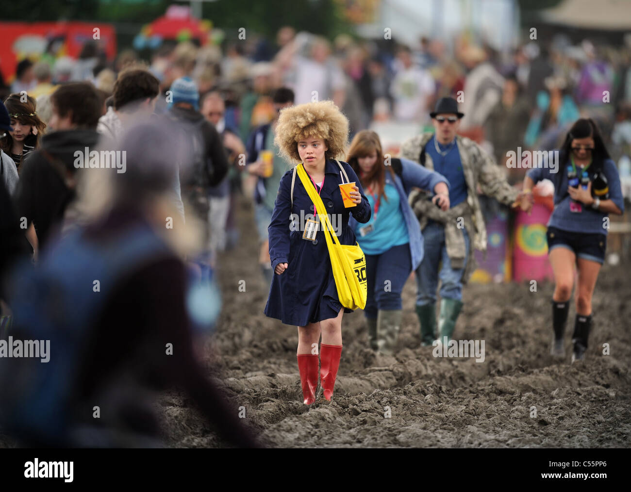 Girl boots mud hi-res stock photography and images - Alamy