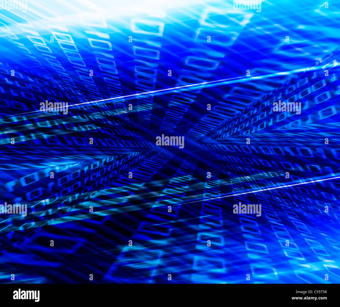 Abstract background of binary code Stock Photo - Alamy