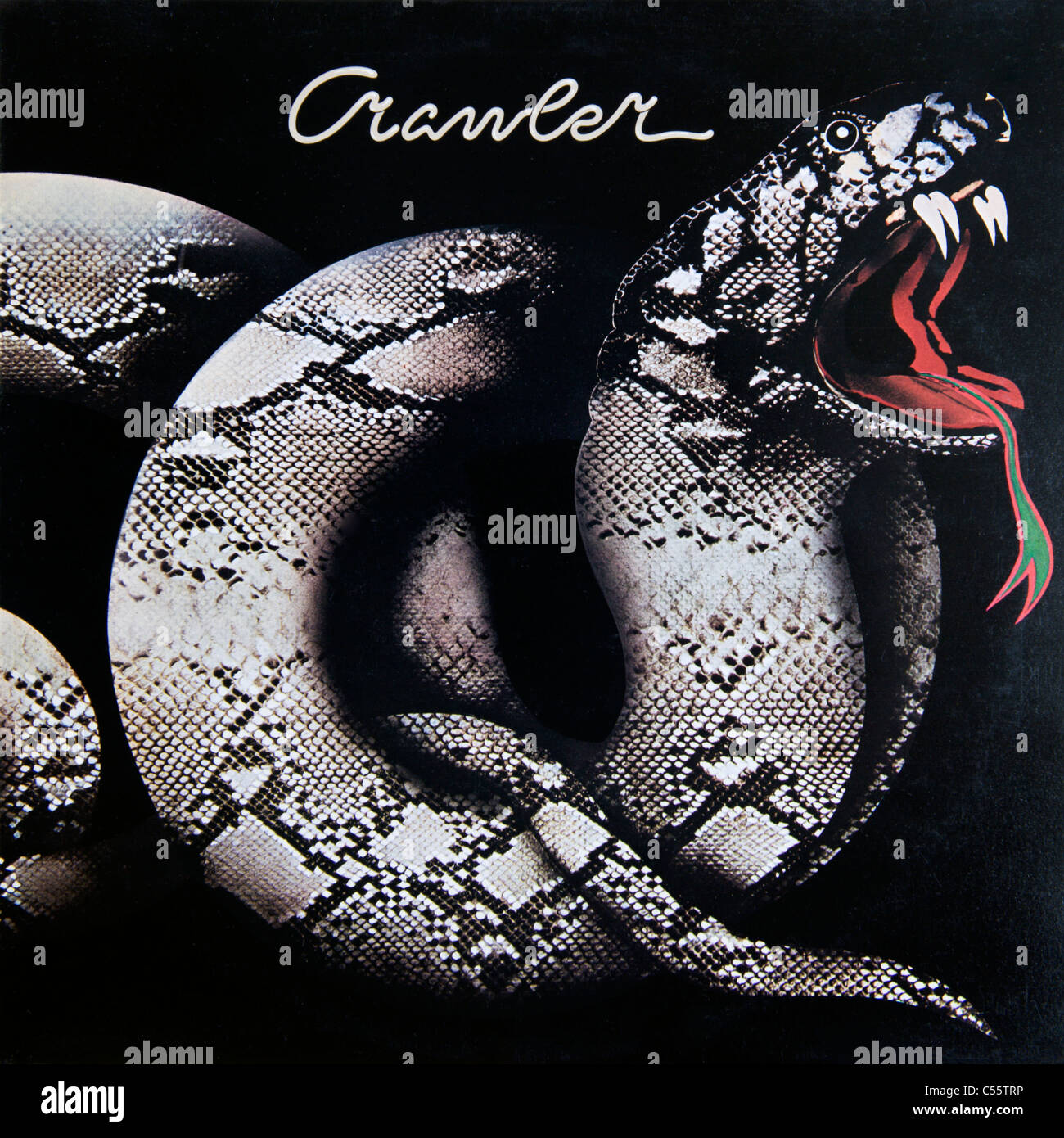 Cover of original vinyl album Crawler by Crawler released 1977 on Epic Records Stock Photo