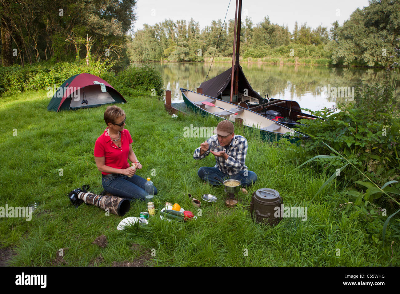Biesbosch netherlands camping hi-res stock photography and images - Alamy