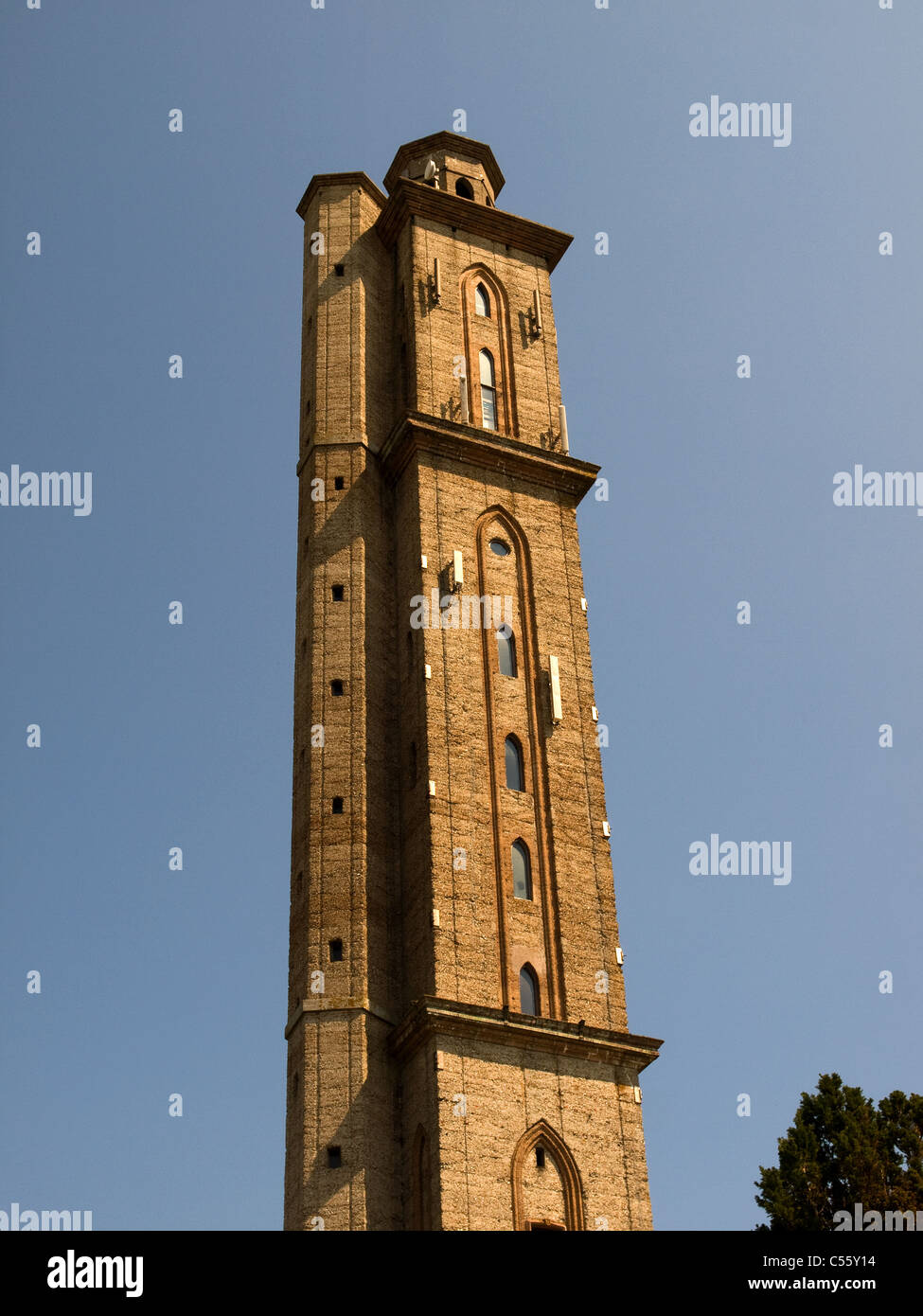 Sway Tower or Peterson's Folly in the New Forest Hampshire England UK