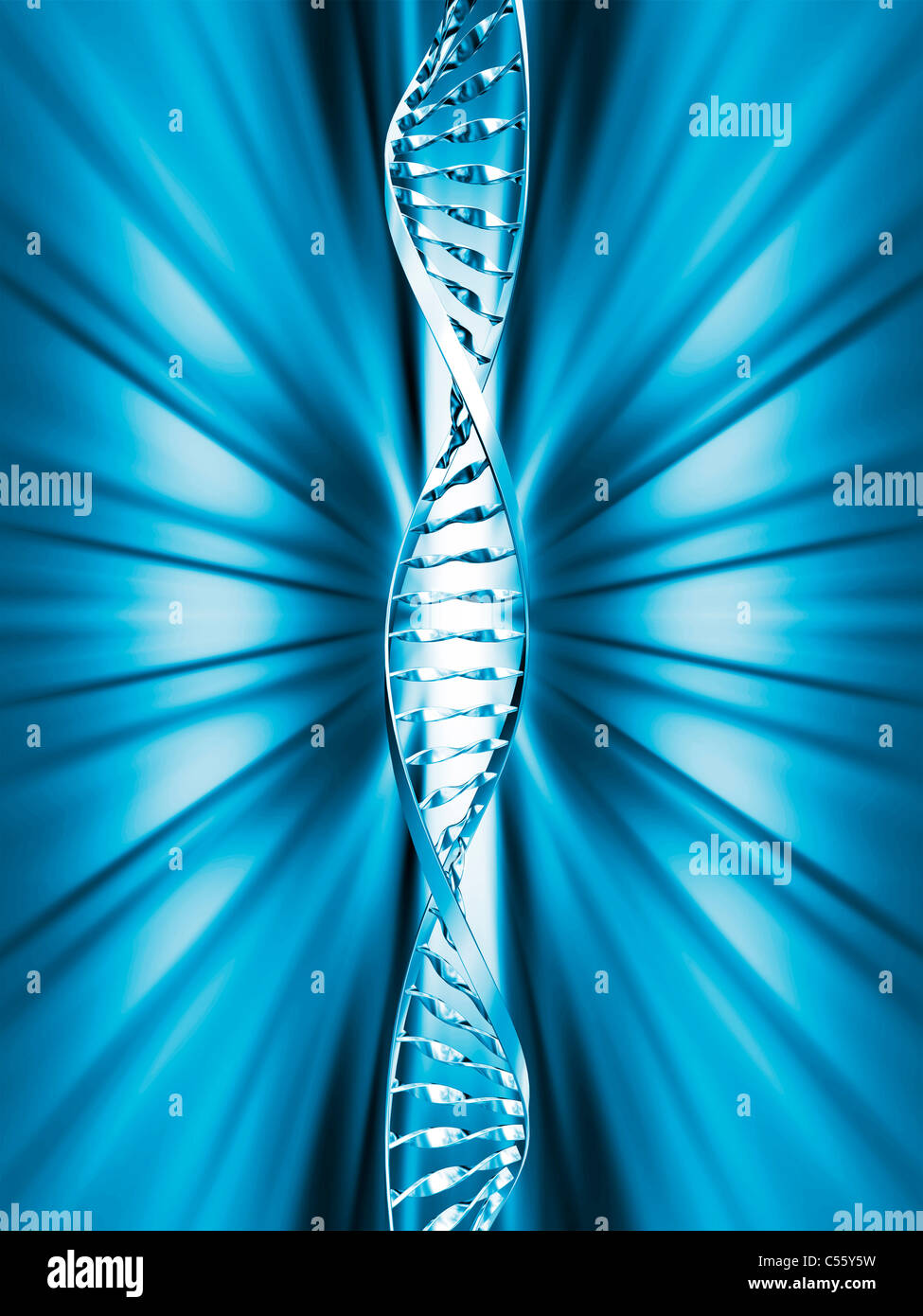 DNA strands on abstract background Stock Photo Alamy