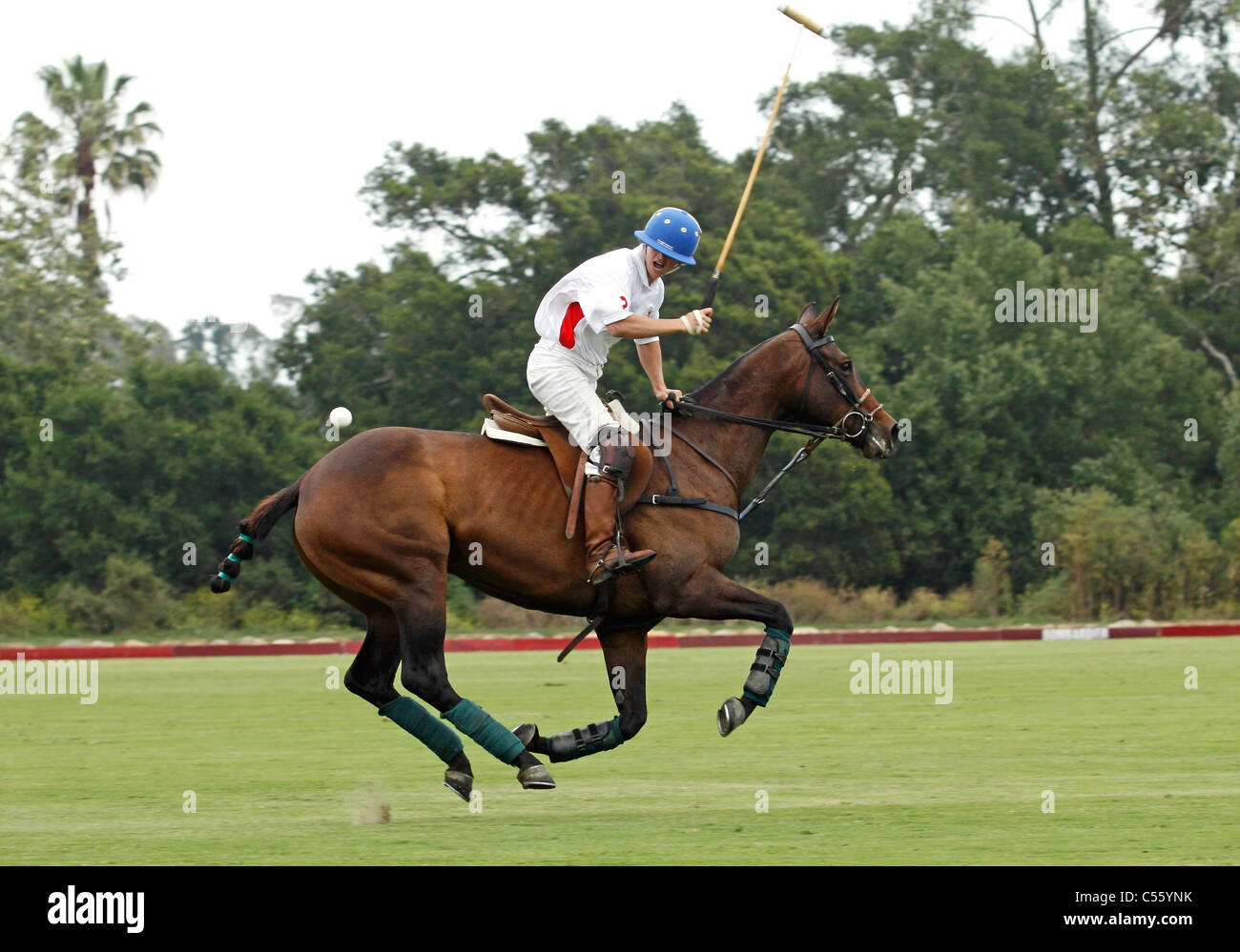 Female polo player playing in the Womens Championship Tournament (WTC