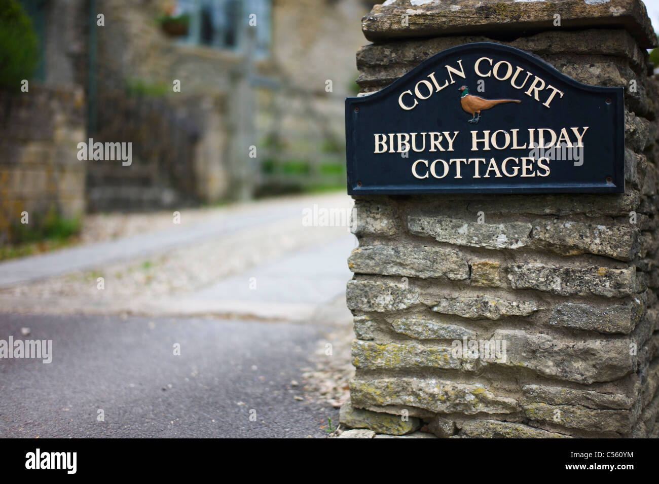 Coln Court Holiday Cottages Bibury Stock Photos Coln Court