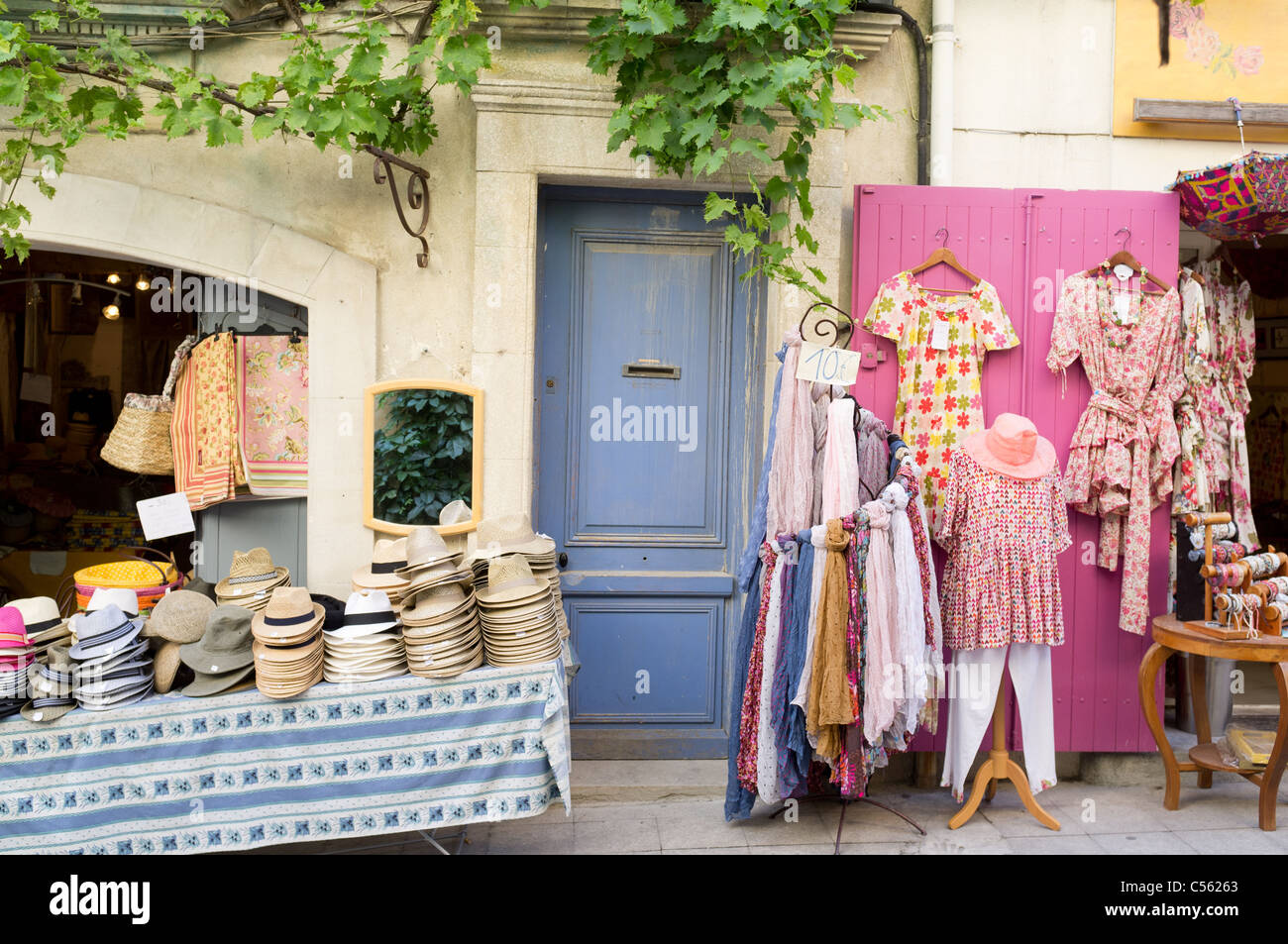 Small typical french shop in Arles France Provence Stock Photo