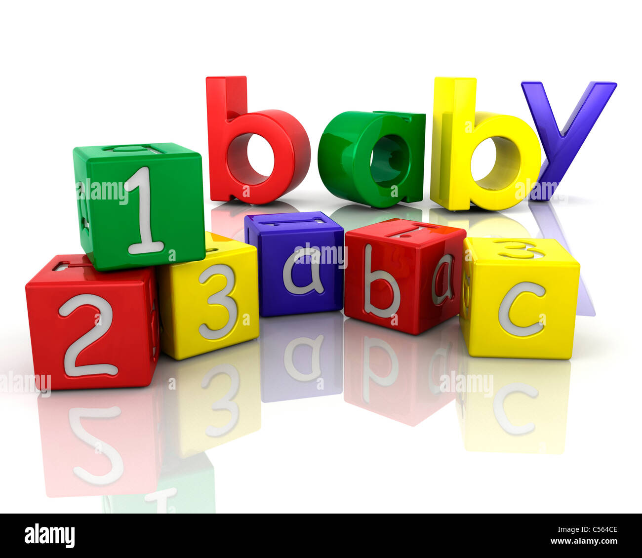 Building blocks for babies Stock Photo Alamy