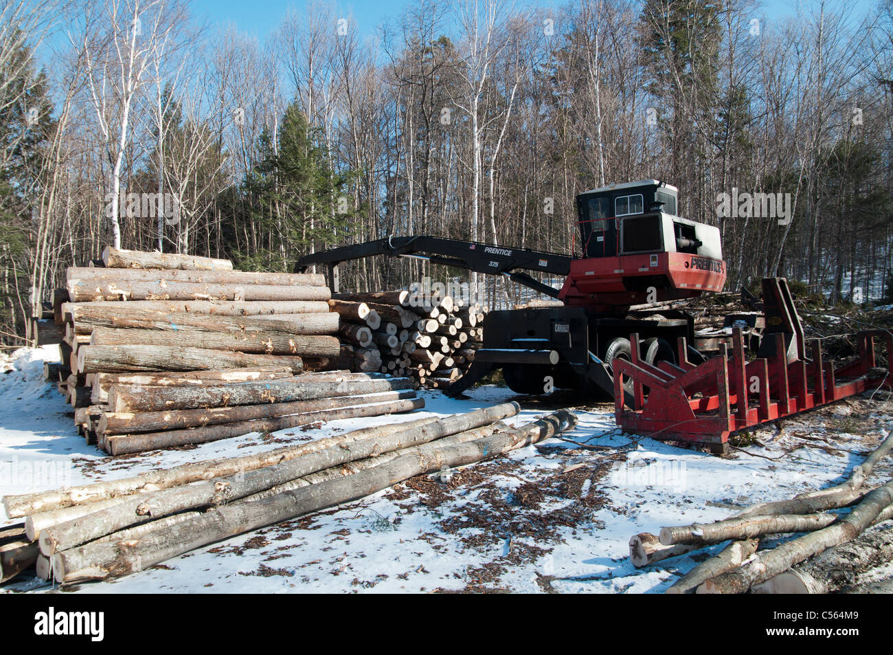 Logging equipment hires stock photography and images Alamy
