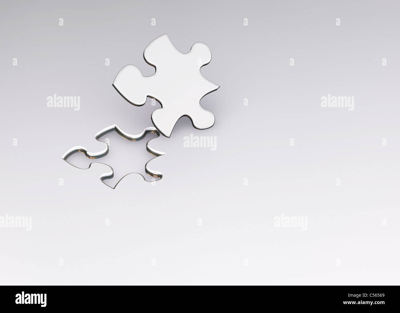 3D render of a puzzle Stock Photo - Alamy