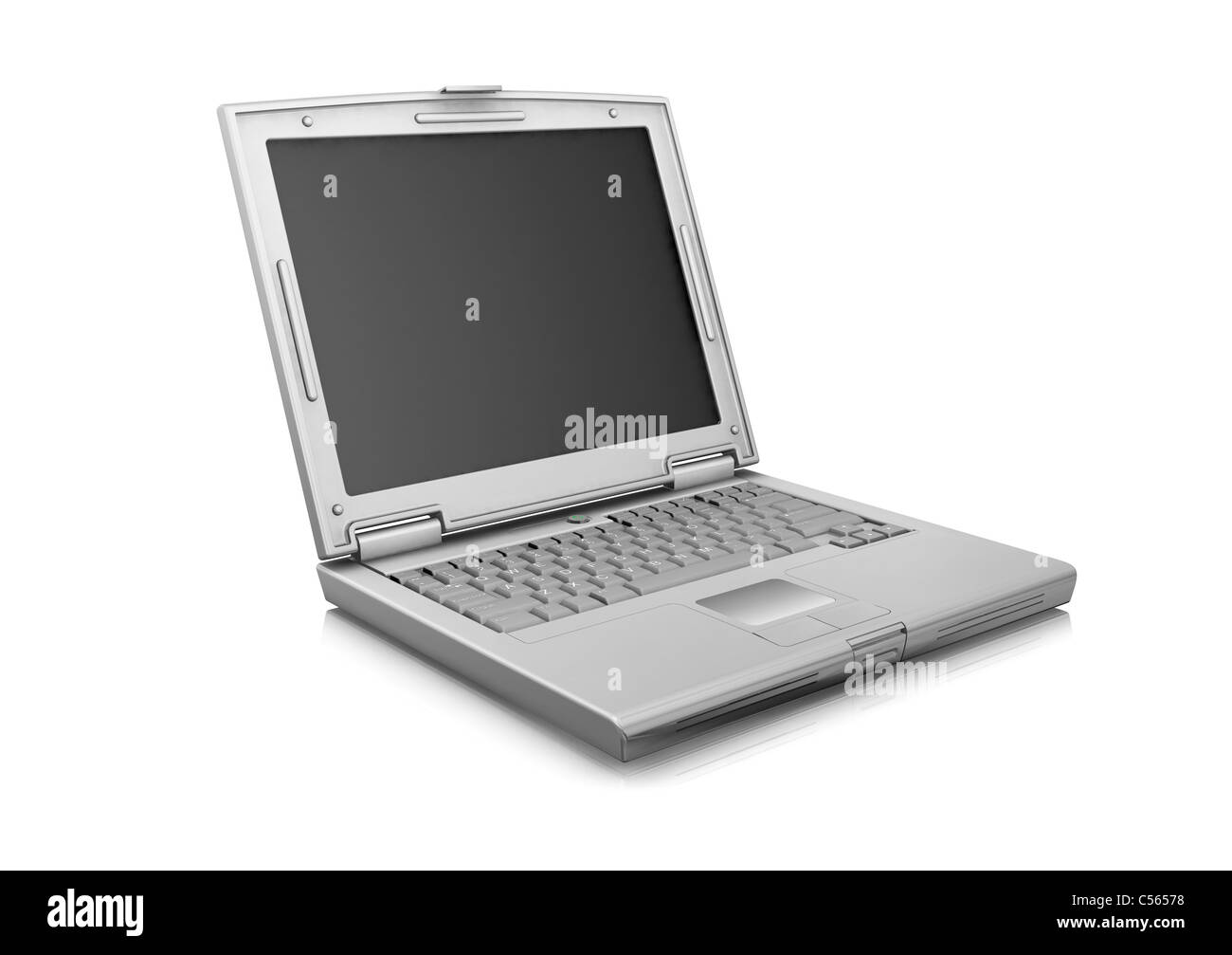 3D render of a laptop Stock Photo