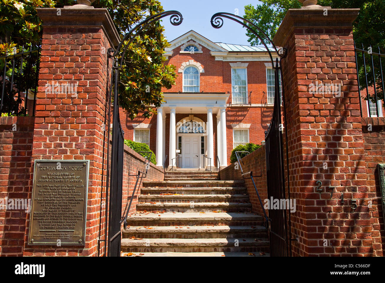 Historic Dumbarton House museum and headquarters of the National