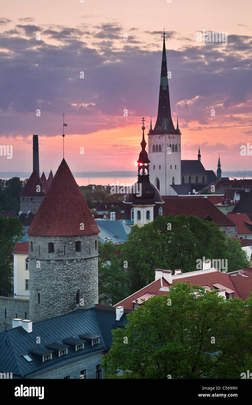 Sunrise over tallinn sea hi-res stock photography and images - Alamy