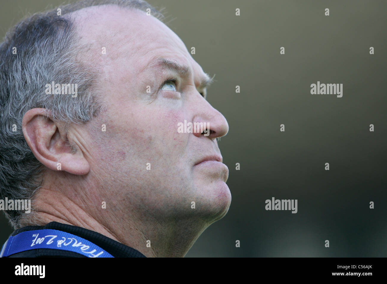Graham Henry  all blacks coach during the Rugby World Cup 2007 New Zealand v Portugal Stade de Gerland / Lyon/ France 15.09.07 Stock Photo