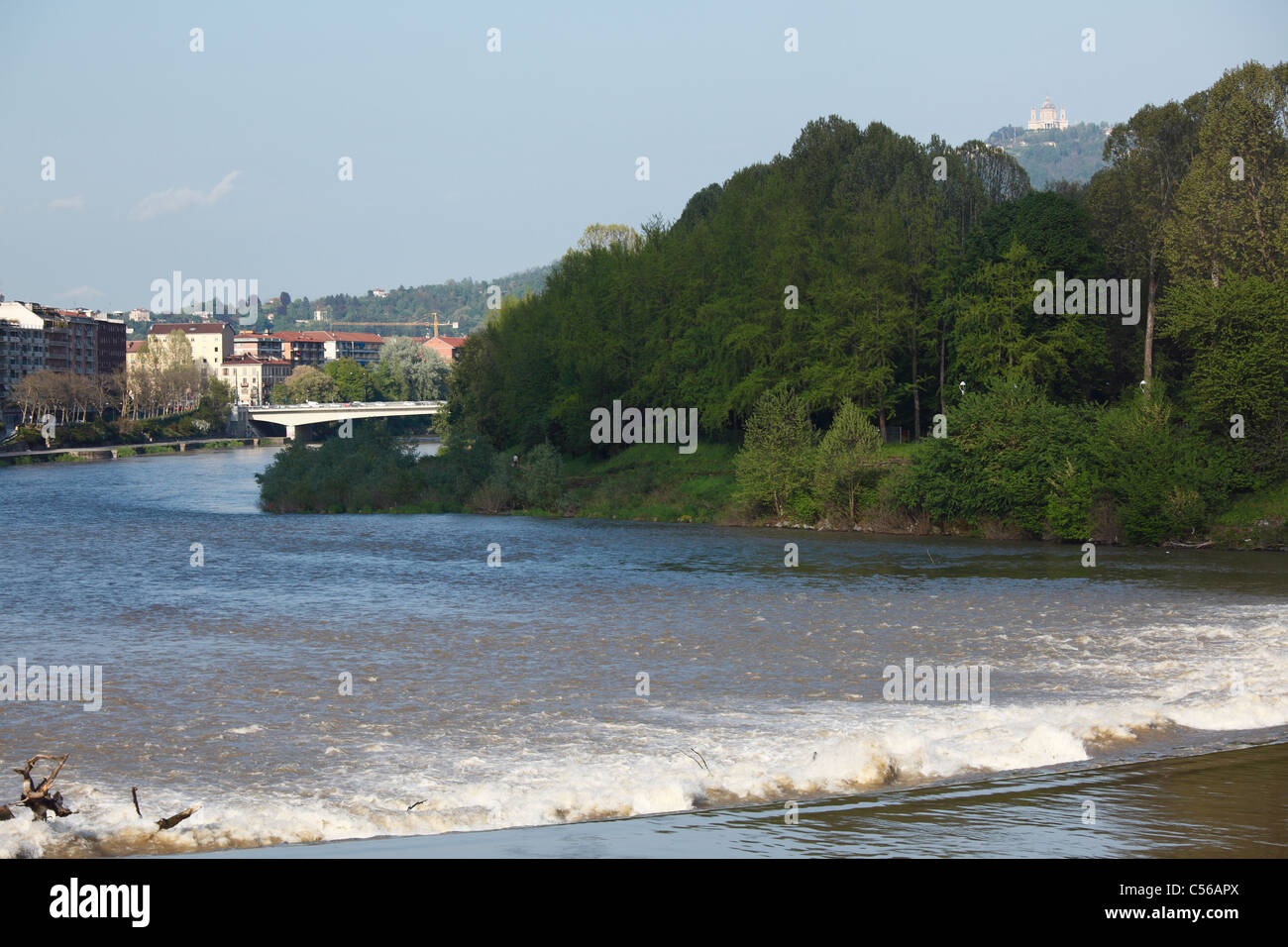 Po river, Turin, Italy, Europe Stock Photo