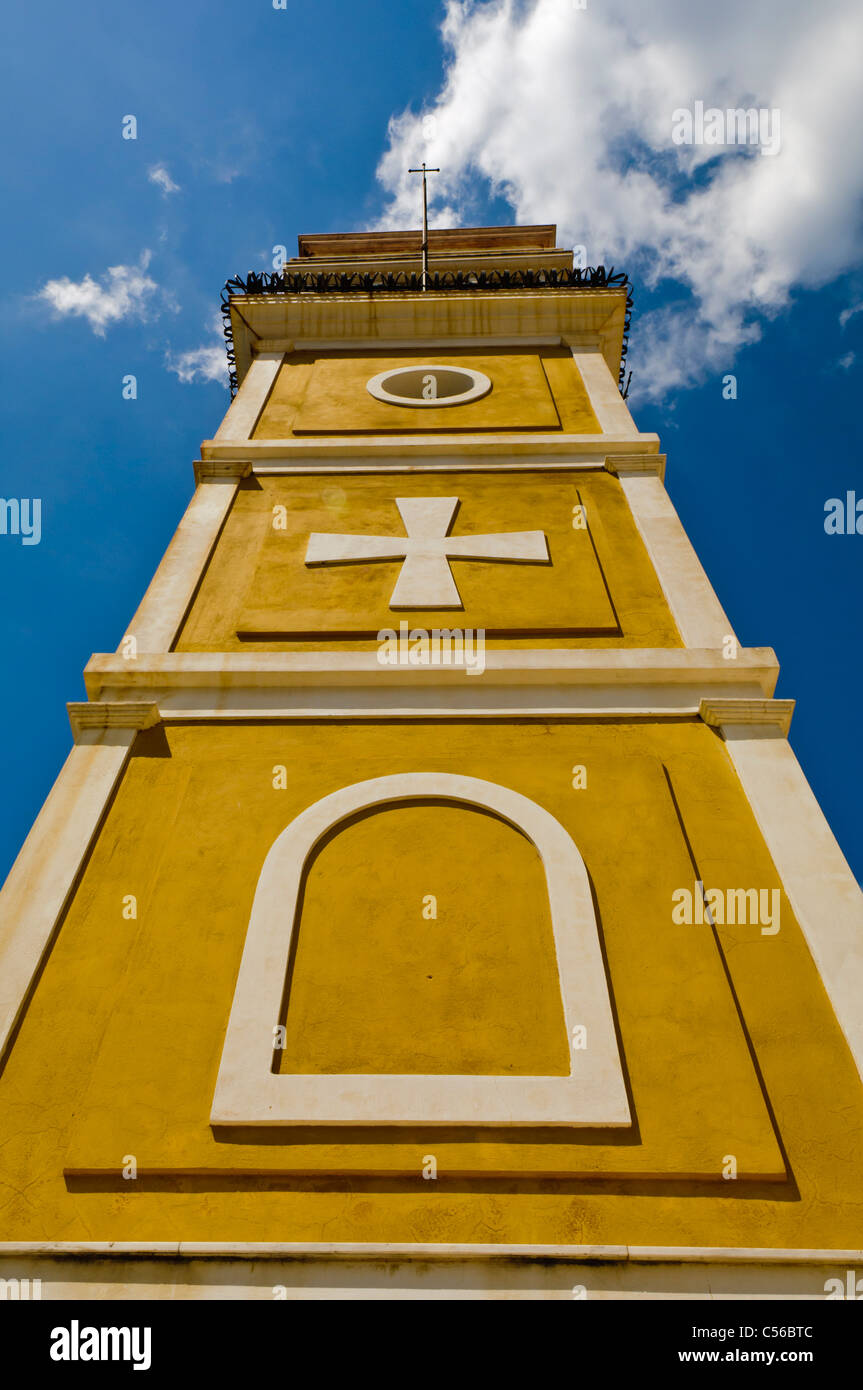 Belltower Outside A Greek Orthodox Church Stock Photo Alamy