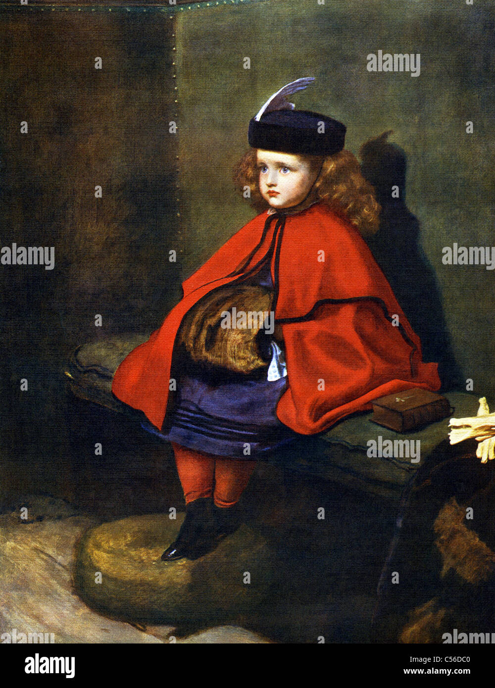 English artist Sir. J. E, Millais (18291896) painted My First Sermon