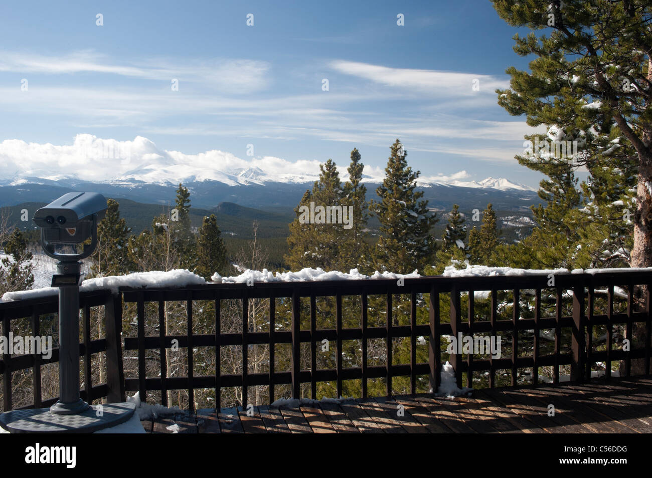 Panorama Point, Golden Gate Canyon State Park, Colorado Stock Photo