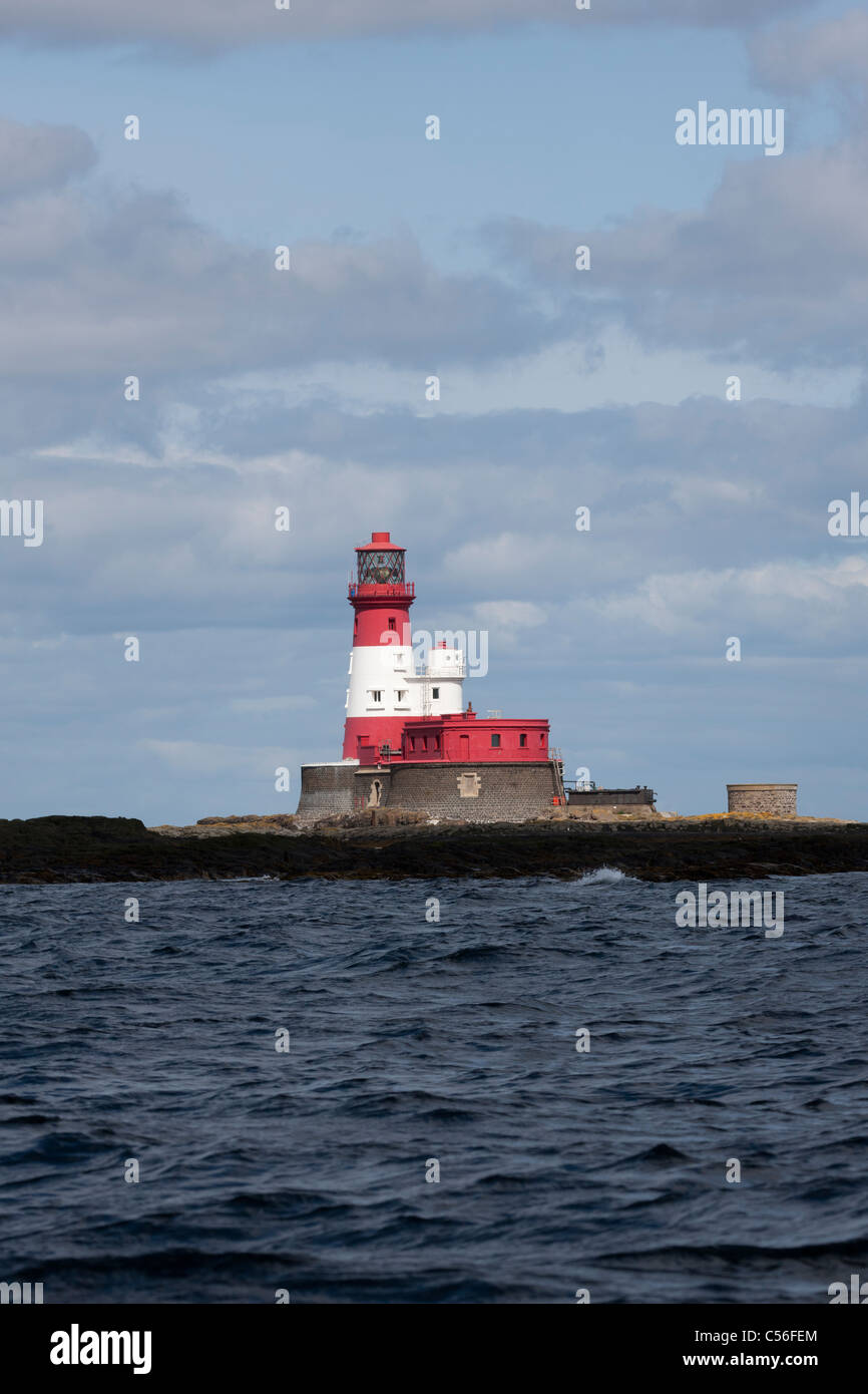 Longstone Lighthouse Farne Islands Northumberland England Stock Photo