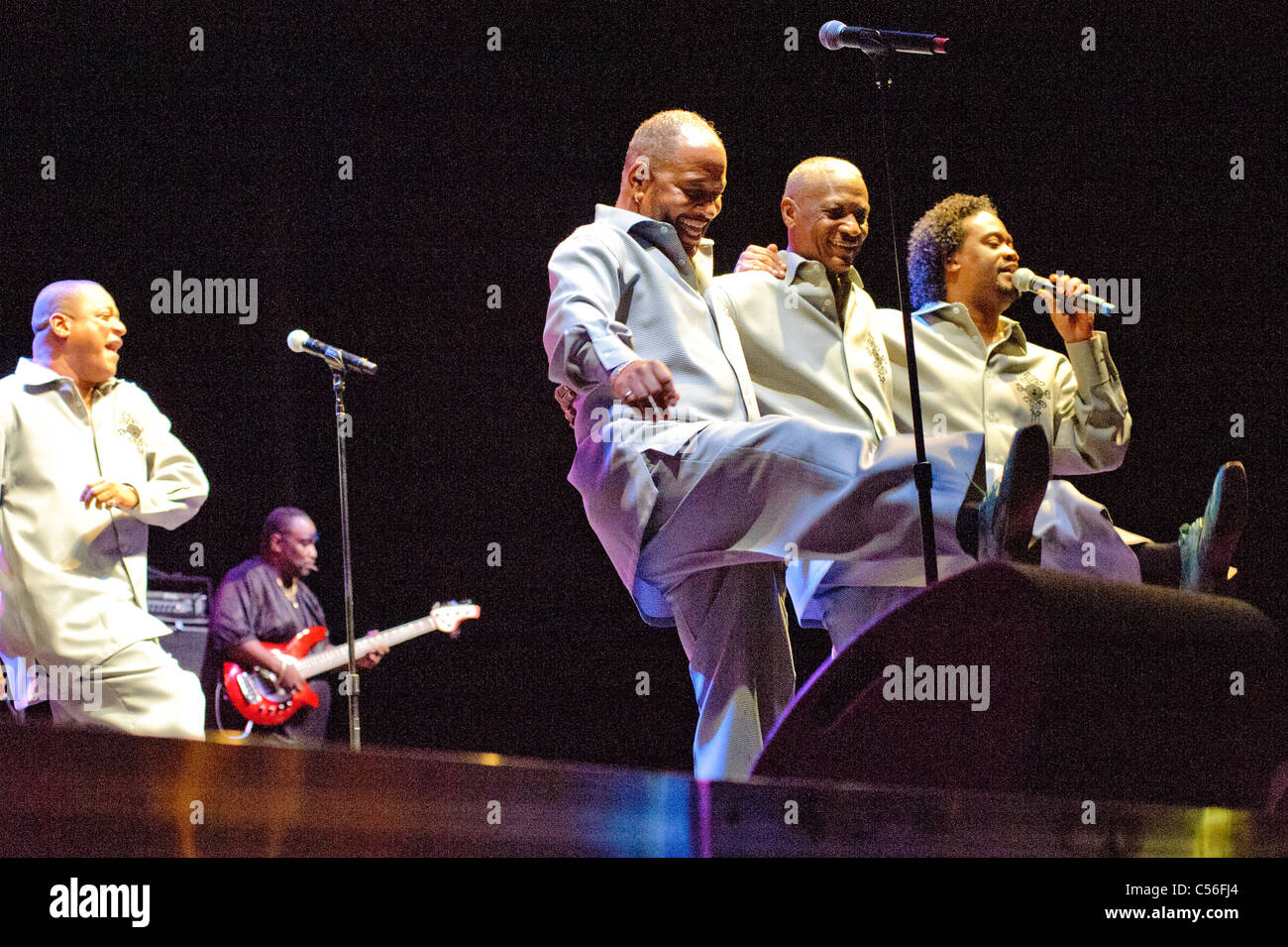 Sacramento, CA July 7 70's bands perform onstage in Super 70's Soul