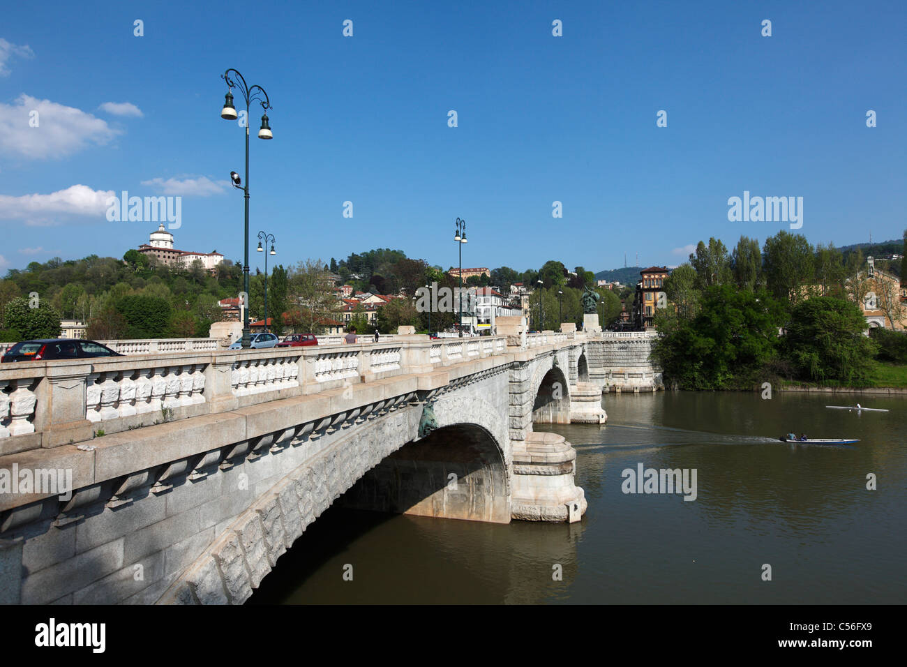 Po river, Turin, Italy, Europe Stock Photo