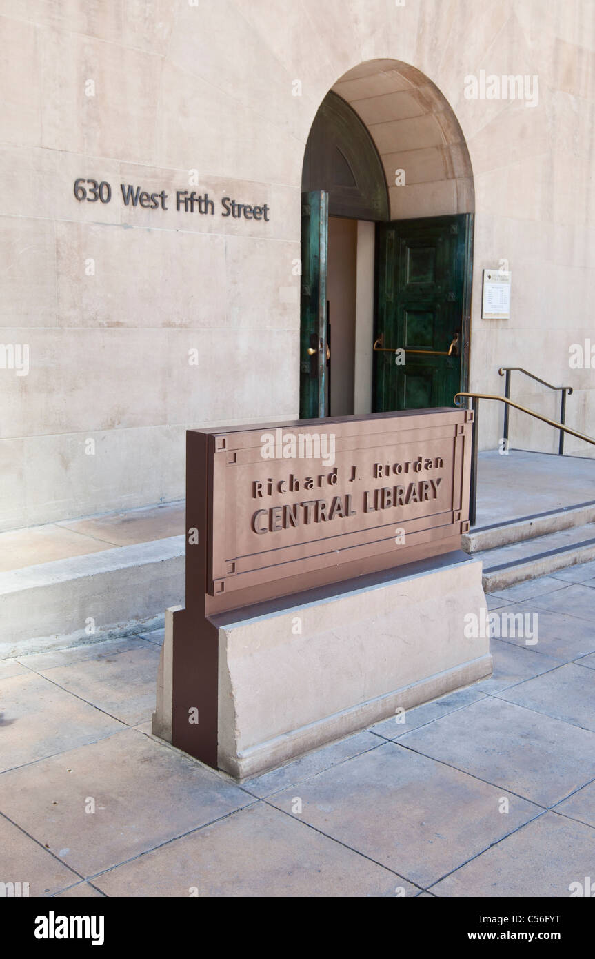 Los Angeles Central Library Stock Photo Alamy
