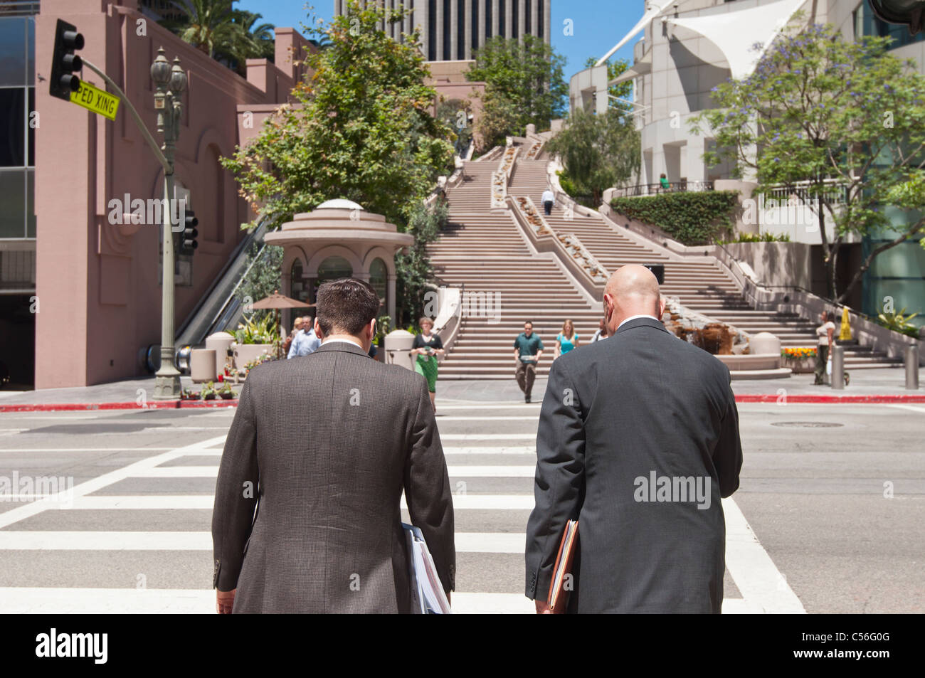 Businesspeople in Downtown. Stock Photo