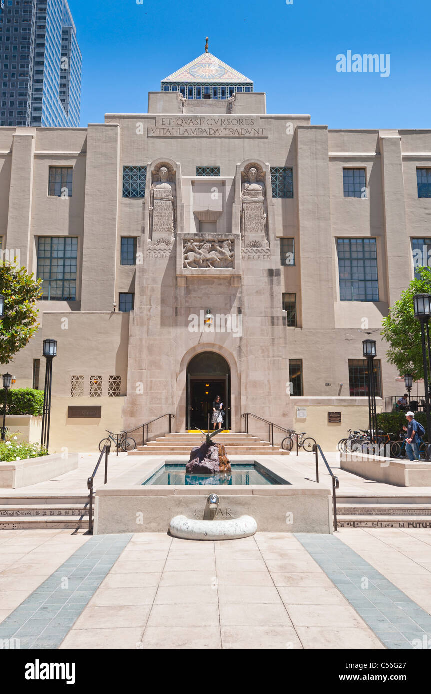 Los Angeles Central Library Stock Photo Alamy