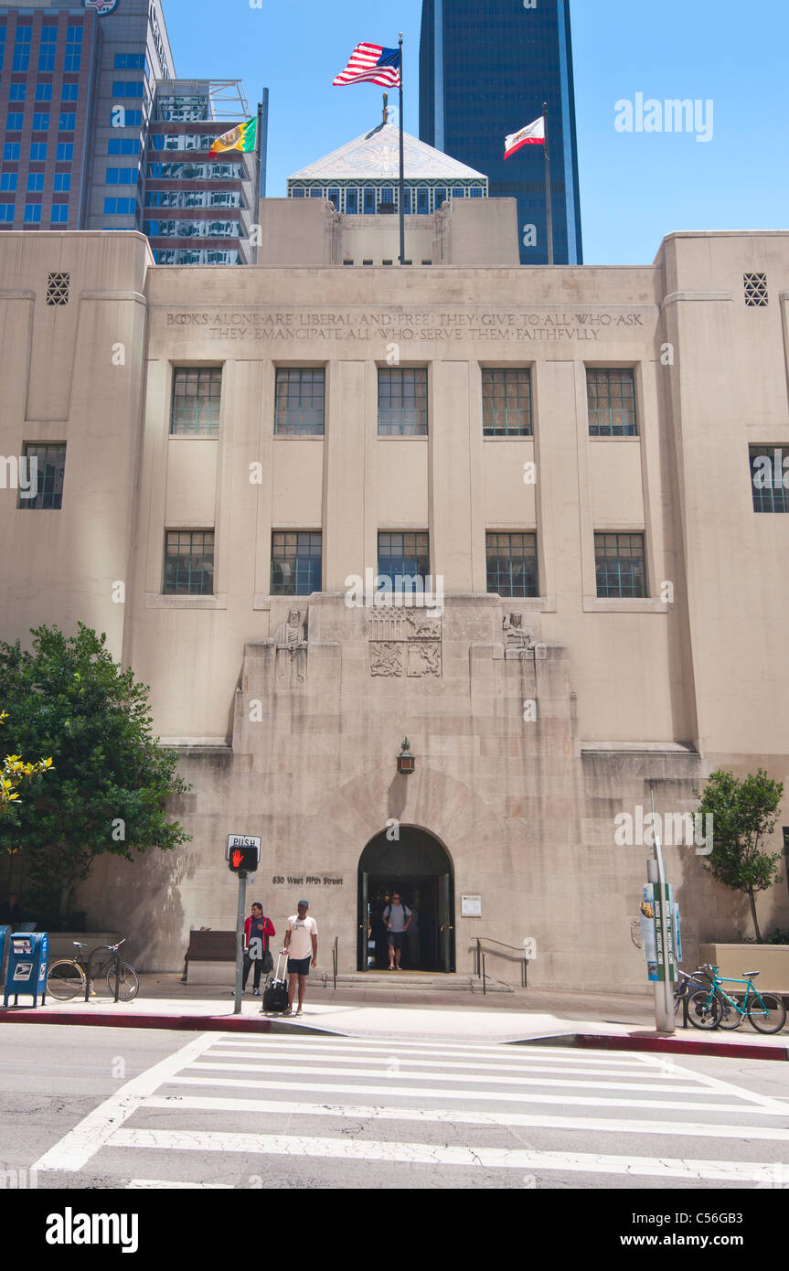 Los Angeles Central Library Stock Photo Alamy