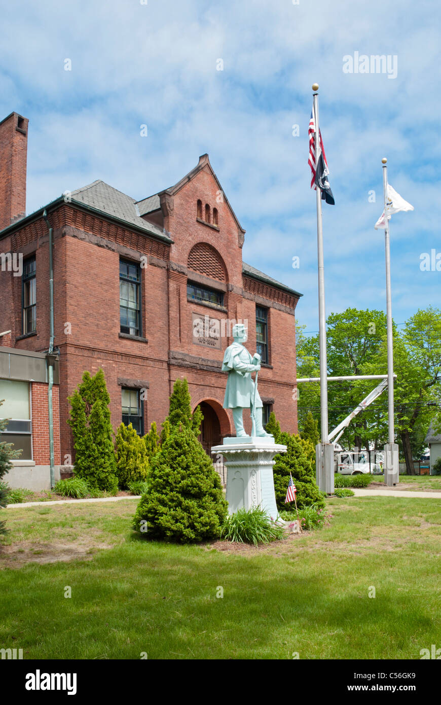The historic town hall in North Kingstown, Rhode Island Stock Photo Alamy