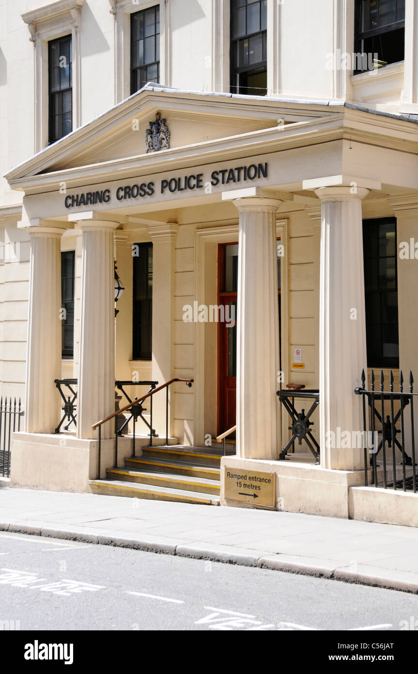 London Street Charing Cross Metropolitan Police Station Agar