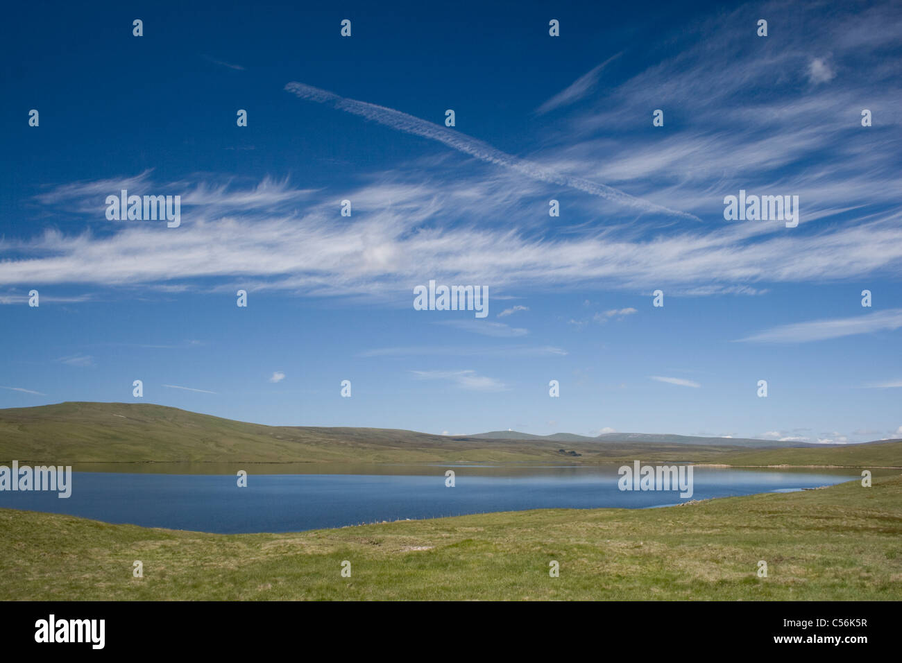 Cow Green Reservoir, Teesdale, County Durham in the North Pennines Stock Photo