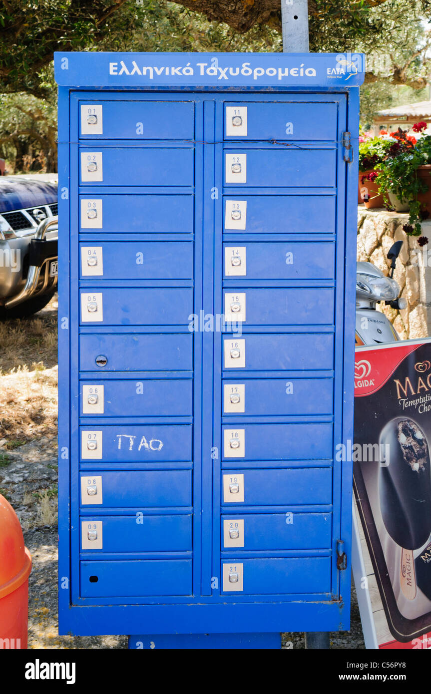 Greek Post Office Boxes Stock Photo Alamy greek-post-office-boxes-stock-photo-alamy