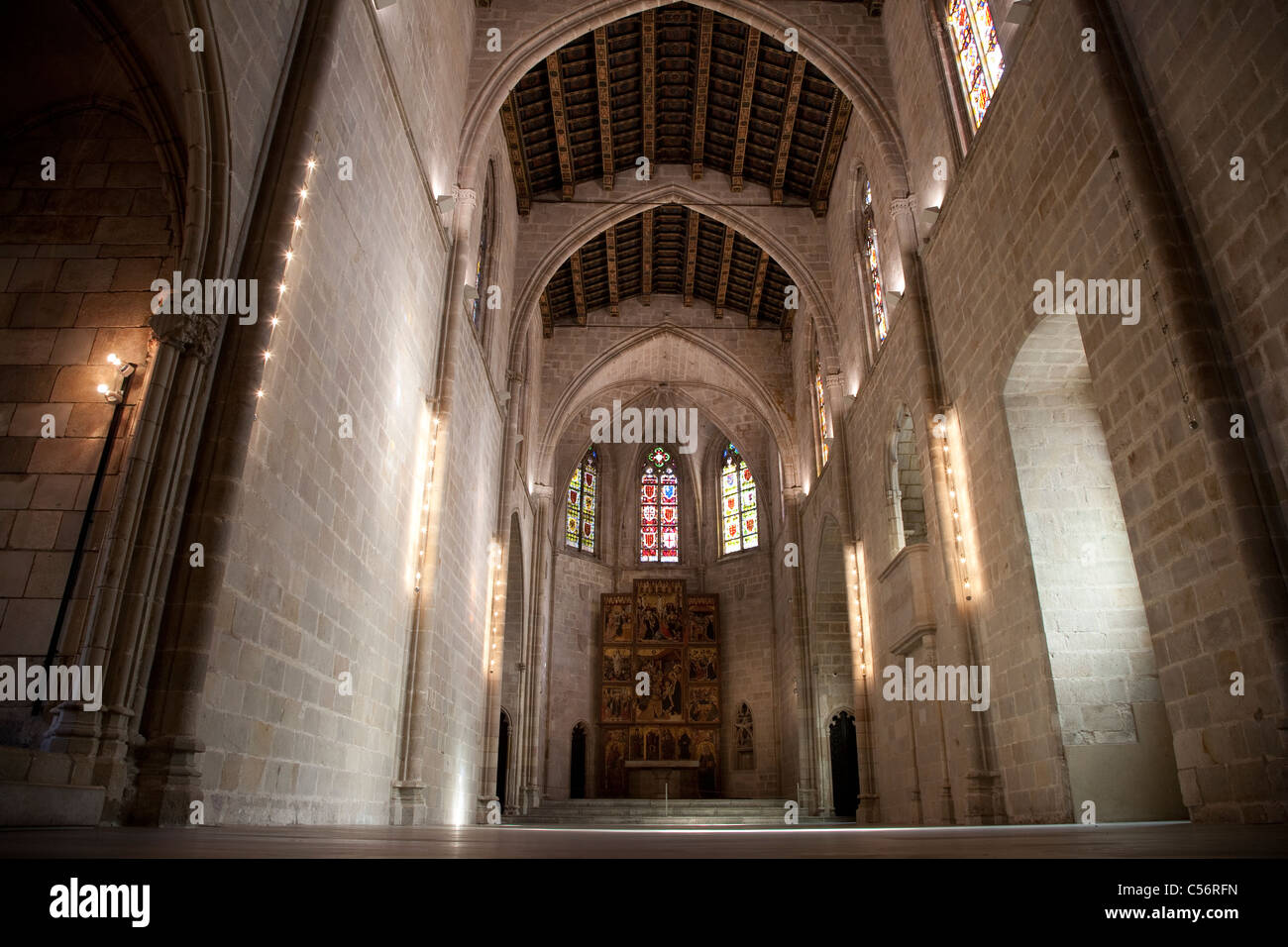Saint Agata Chapel in Barcelona, Catalonia, Spain Stock Photo