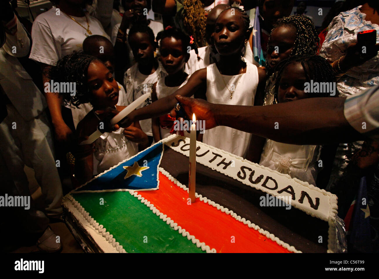 South sudan flag hi-res stock photography and images - Alamy