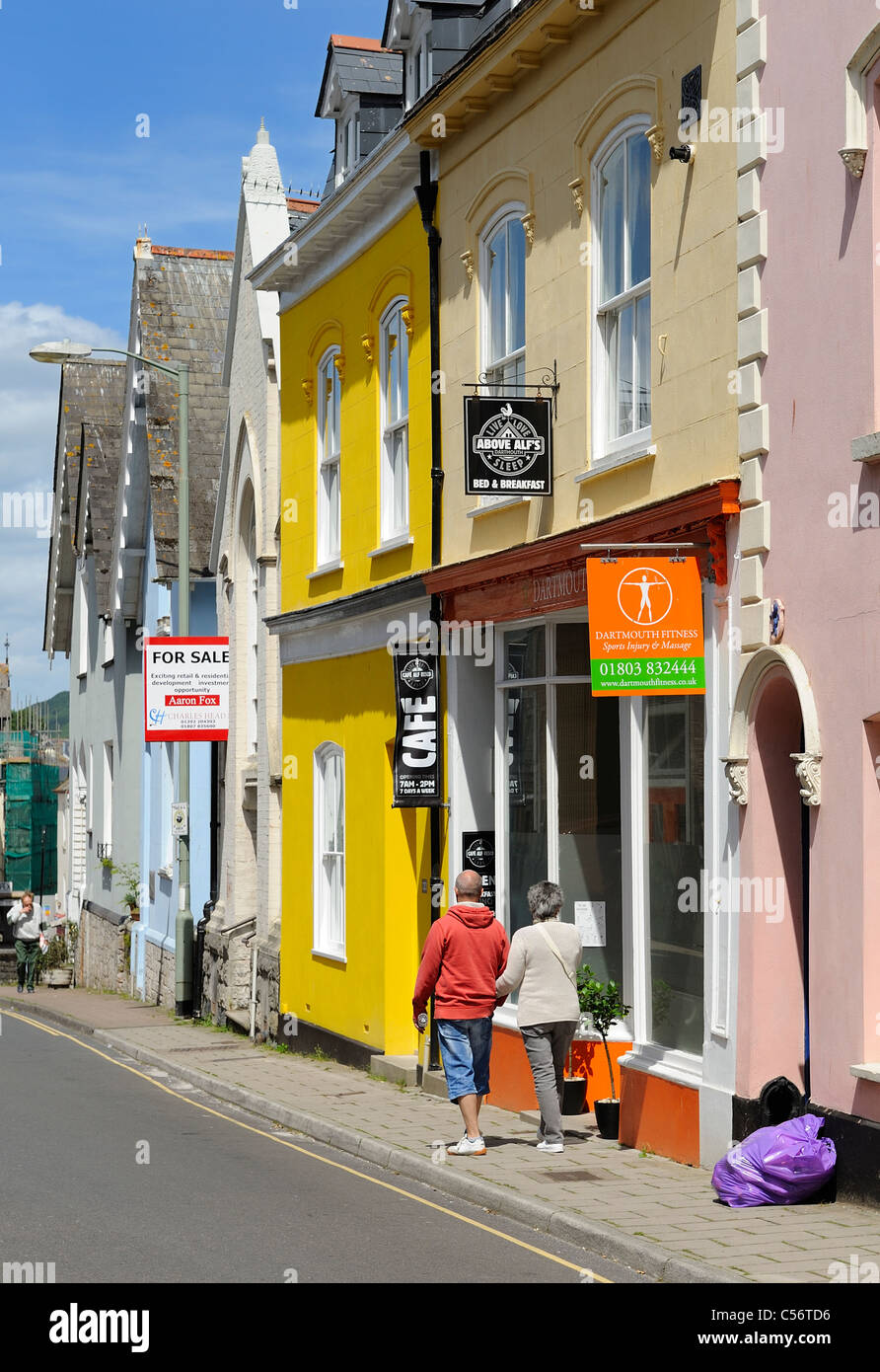 property for sale dartmouth devon england uk Stock Photo Alamy